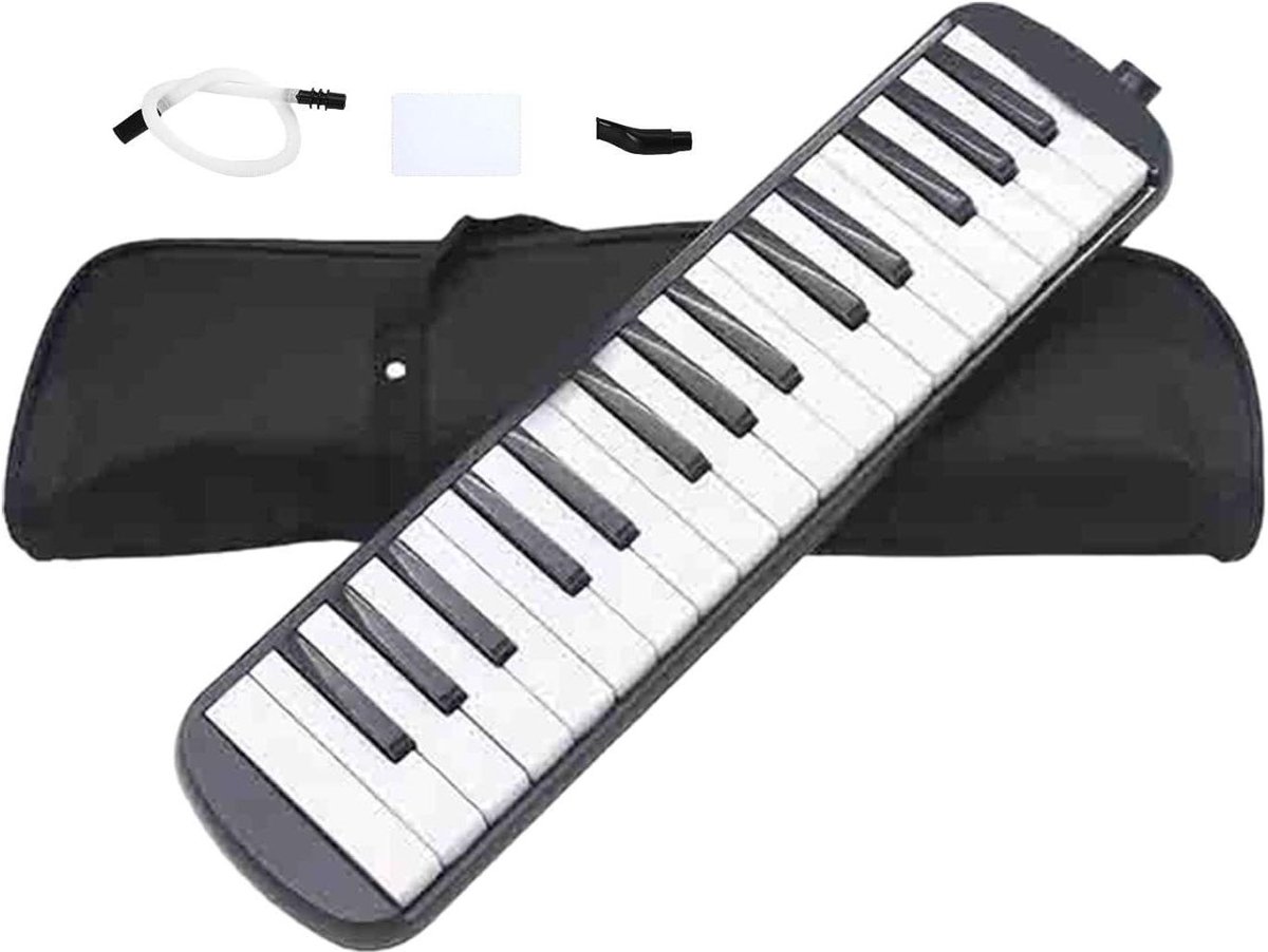 Melodica Melodica met 32 toetsen, mondstuk, talk box, instrumenten, melodica pianotoetsenbord, stabiel met stabiele instrumenten voor beginners, Melodica Melodica-instrumenten