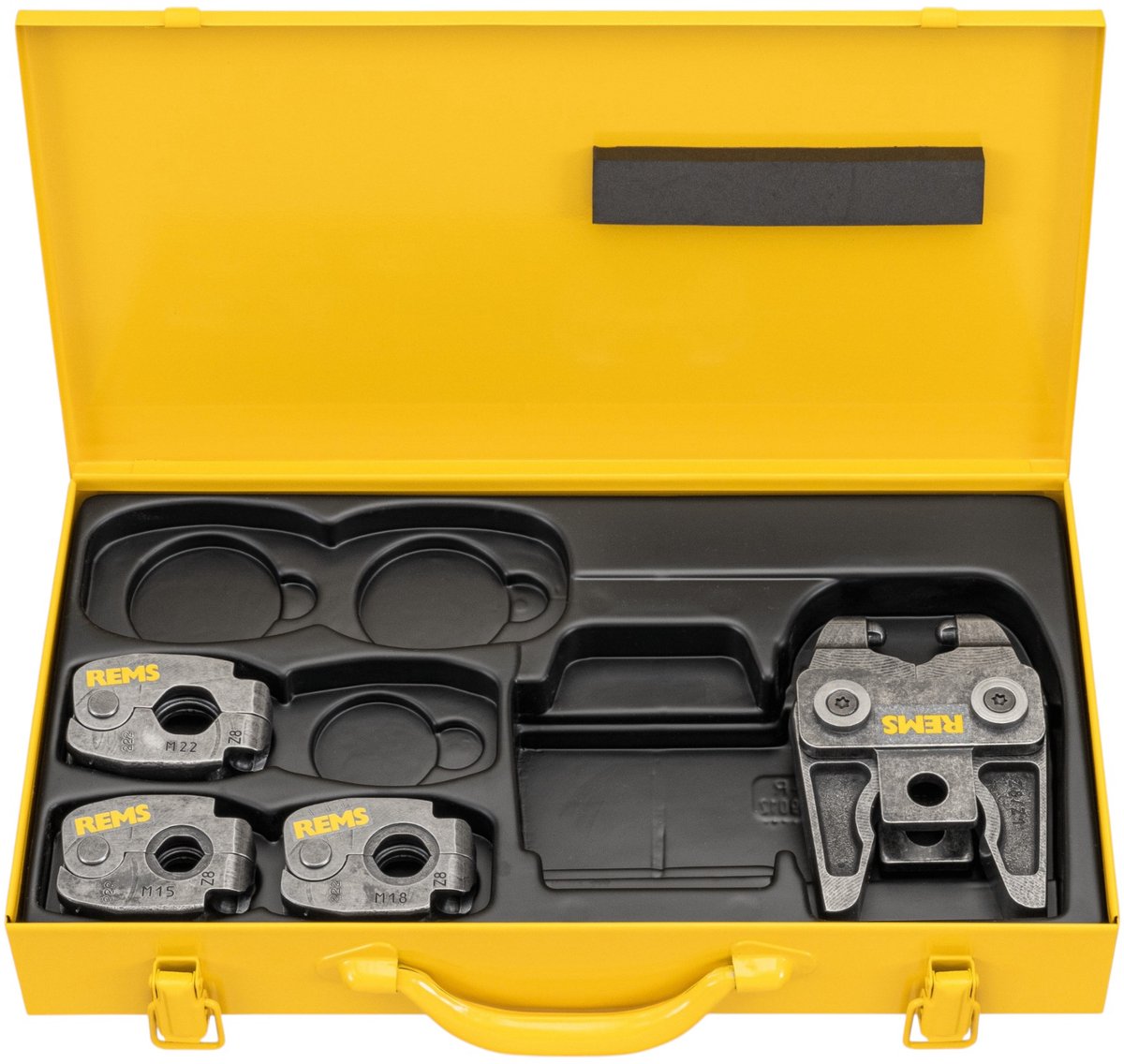 REMS S Set M 15+18+22 Z8 Persringset 4-delig in stalen kist ( 574615 R )