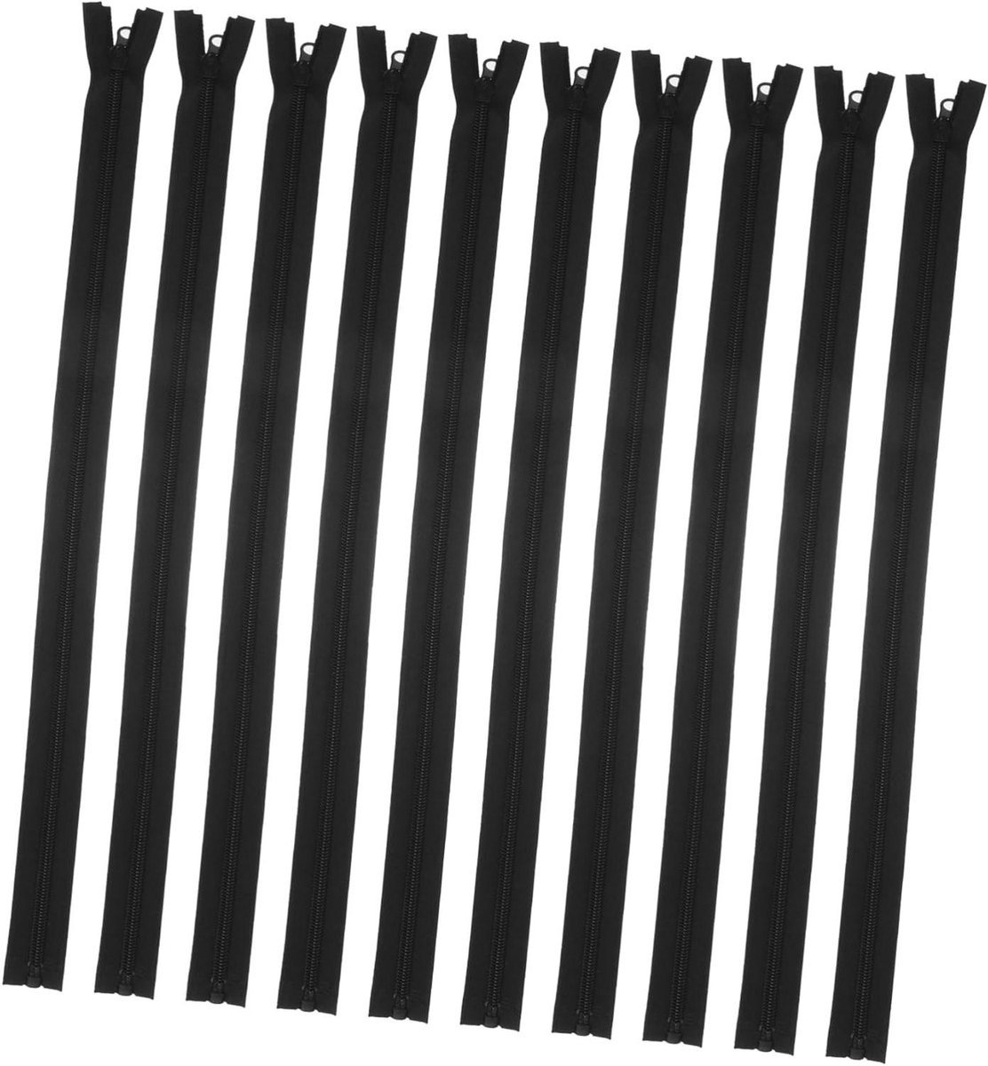 Zwarte Ritsen - Ritssluitingen Naaien - Kleding Repareren - Waterdicht Nylon - 10 Stuks - Zwart