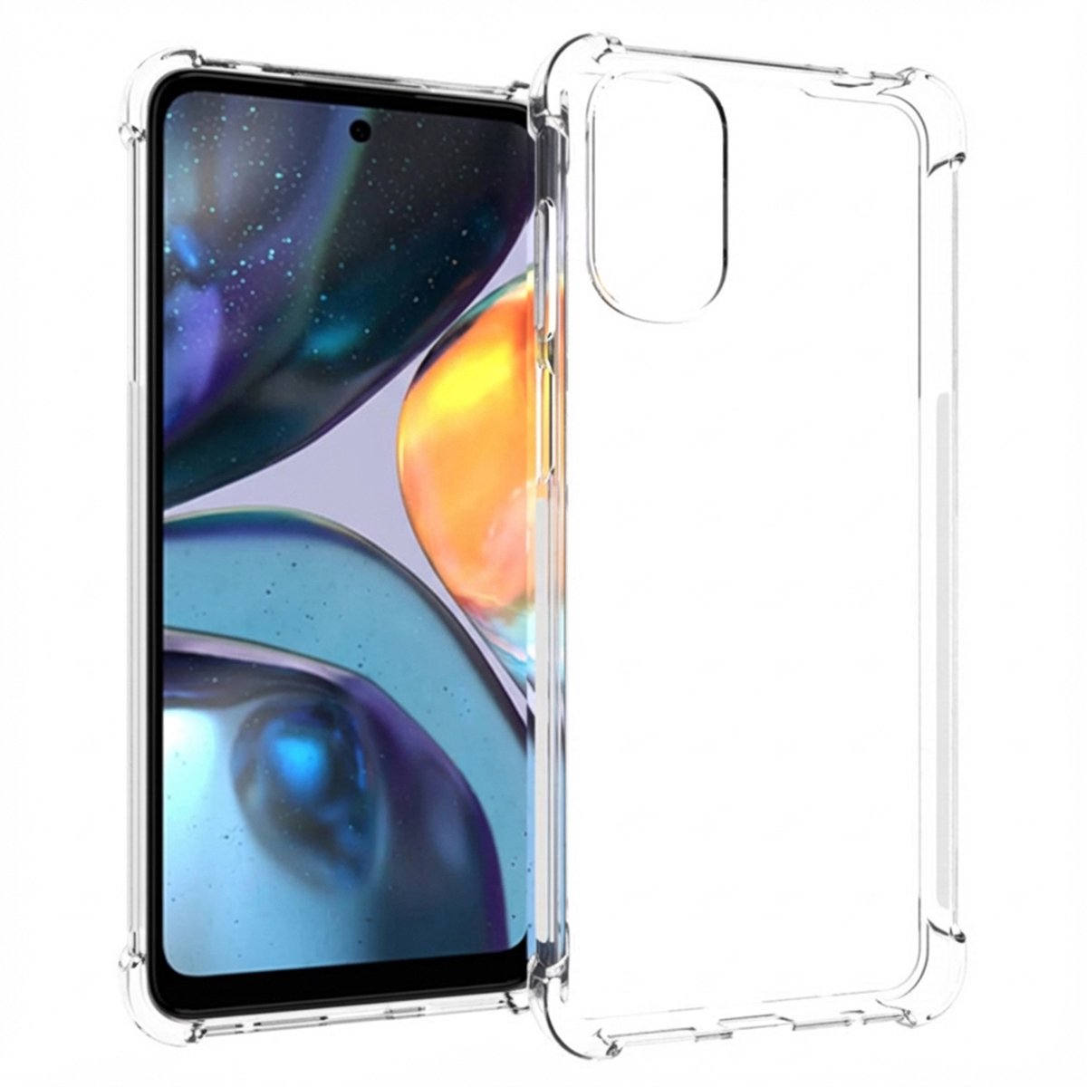 imoshion Hoesje - Geschikt voor Motorola Moto G22 - Shockproof Case - Transparant