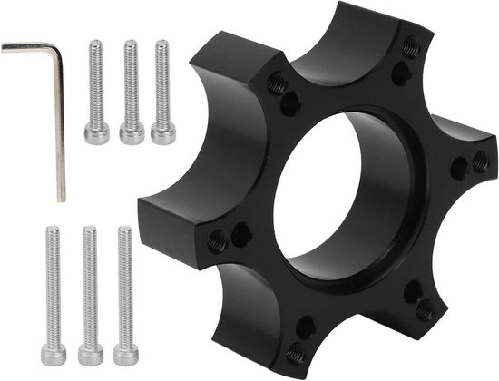 Stuurwiel Adapterplaat - Afstandhouder Wiel - Wielmontage - Nauwkeurig Ontwerp - 70 mm - Aluminiumkleurig — afbeelding 2