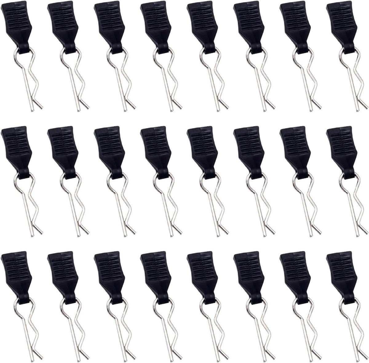 24 Stuks RC Body Clips en Body Shell Pins voor 1/18 en 1/16 Modelbouw Accessoires en Vervangingen
