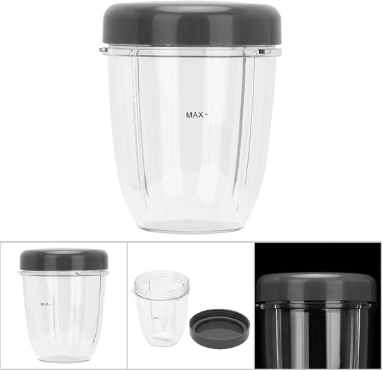 Blender Onderdelen Kit - Reserve Beker - Smoothies Maken - Vaatwasmachinebestendig - 18Oz - Transparant van Merkloos — afbeelding 3