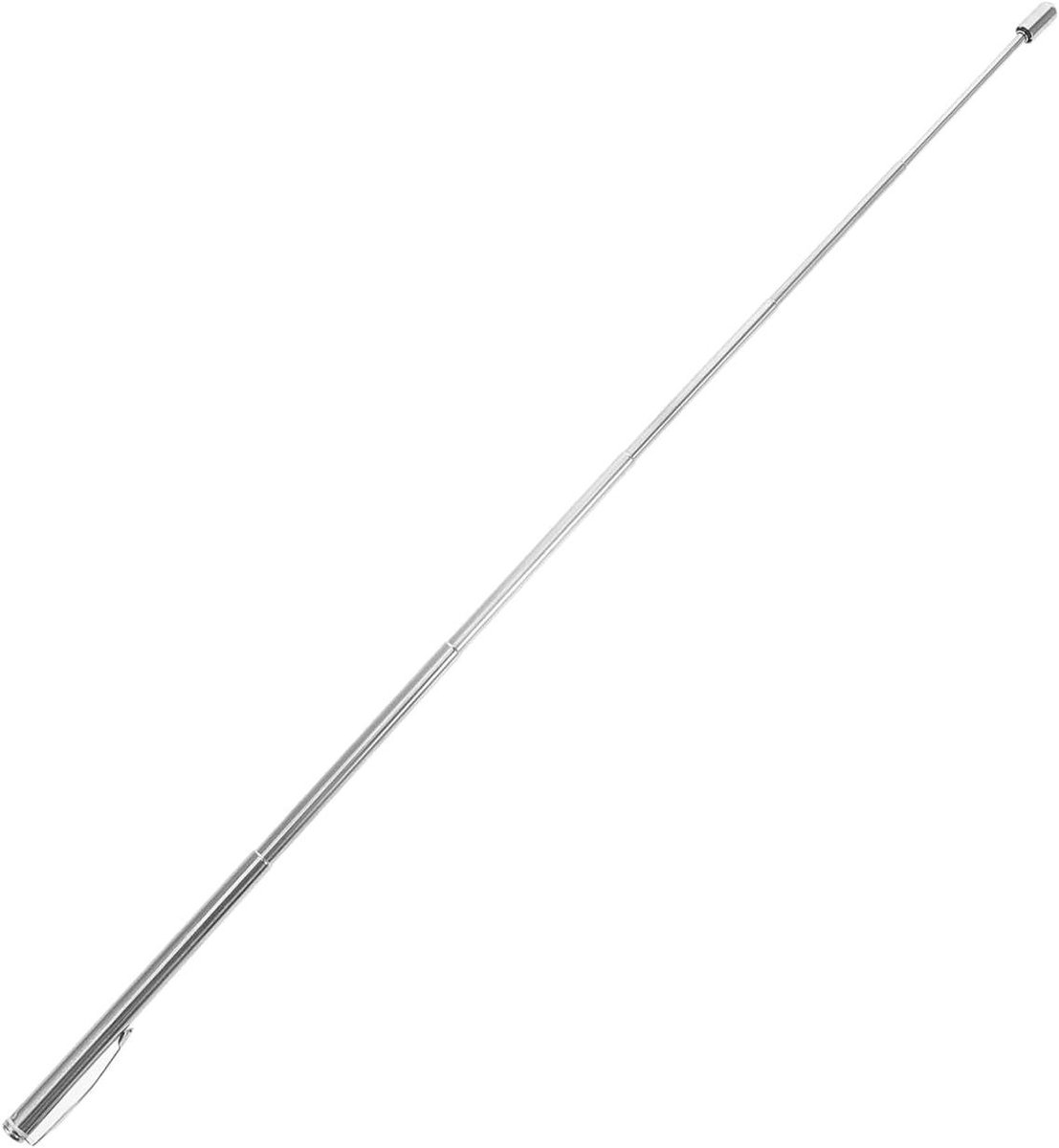Dirigeerstok Uittrekbaar - Muziekstok - Muziek Leiding - Compact Uittrekbaar - 43.5 cm - Zilver