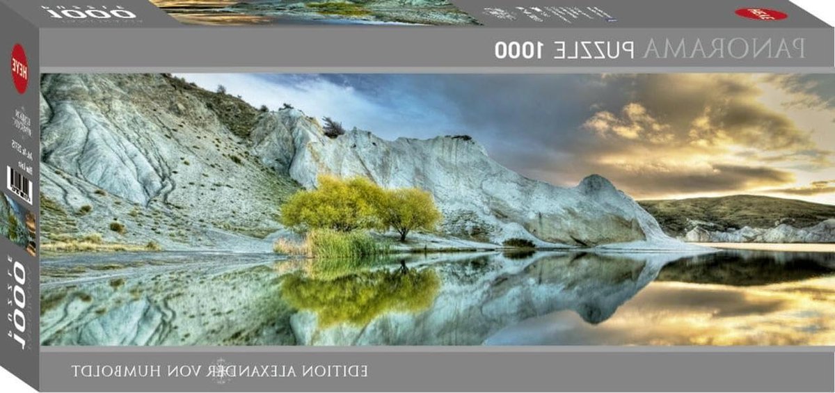 Panorama Puzzel - Landschap Puzzel - Ontspannen Vrije Tijd - 1000 Stukjes - 94.5 cm breed - Silver