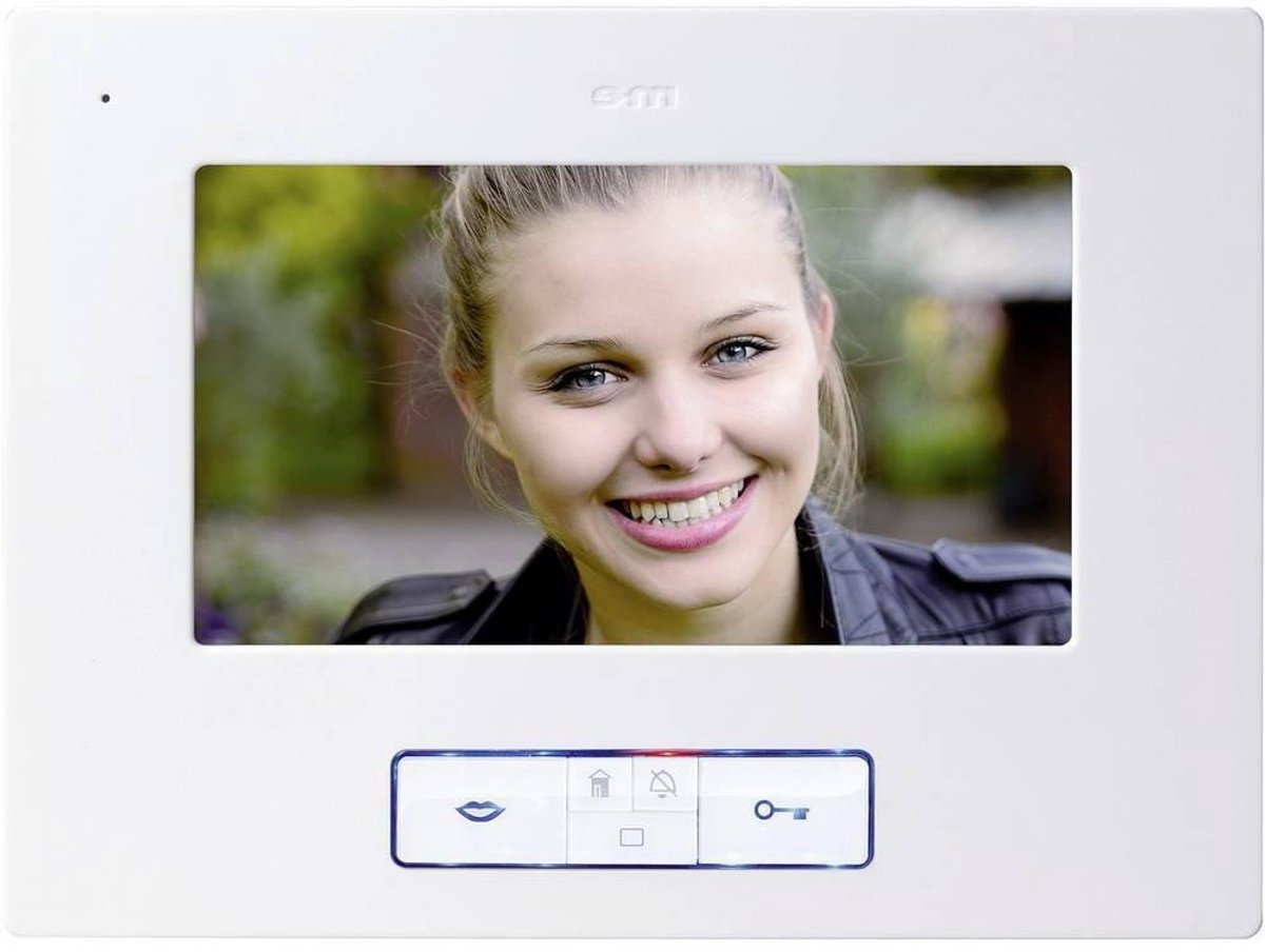 Binnenstation - Videofoon - Veiligheid Thuis - Dunne Opbouwmontage - 220mm Breed - Wit