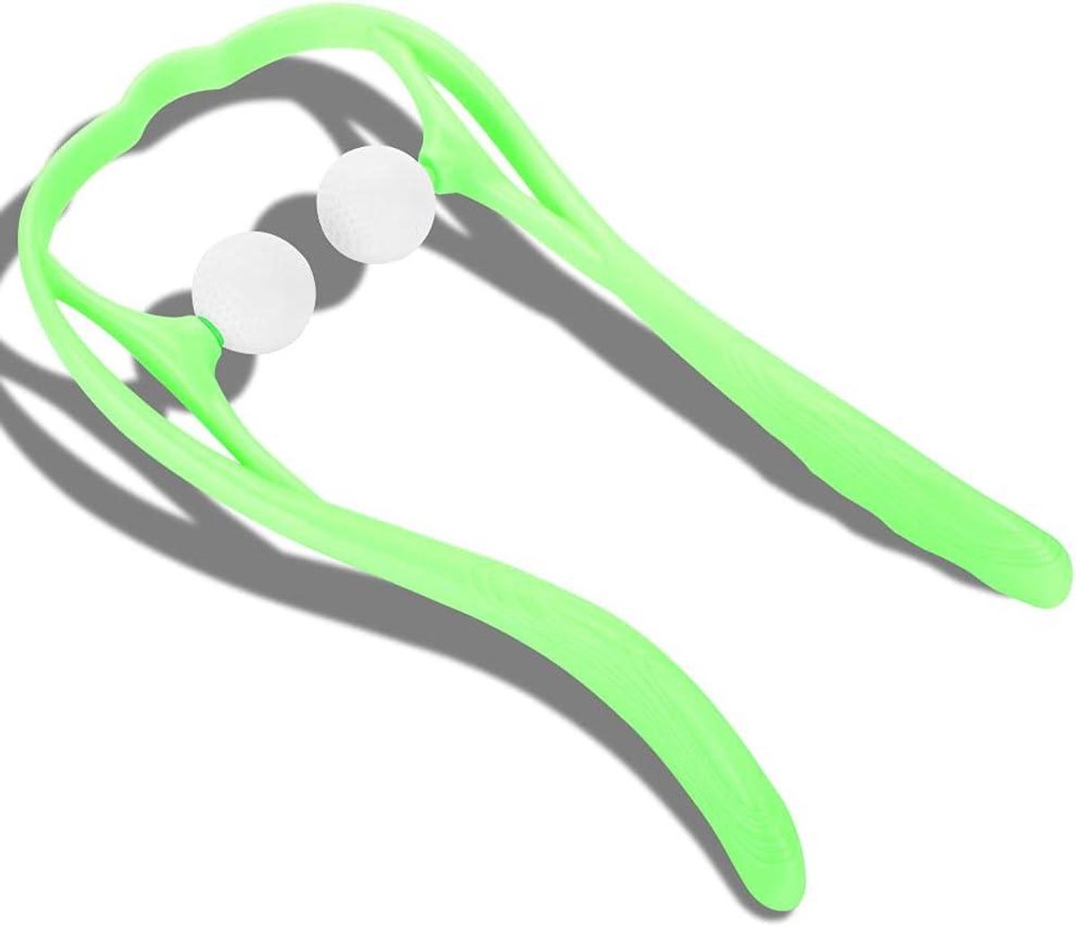 Handmatige Nek- en Schoudermassager: Shiatsu Rollerball voor Spierpijnverlichting