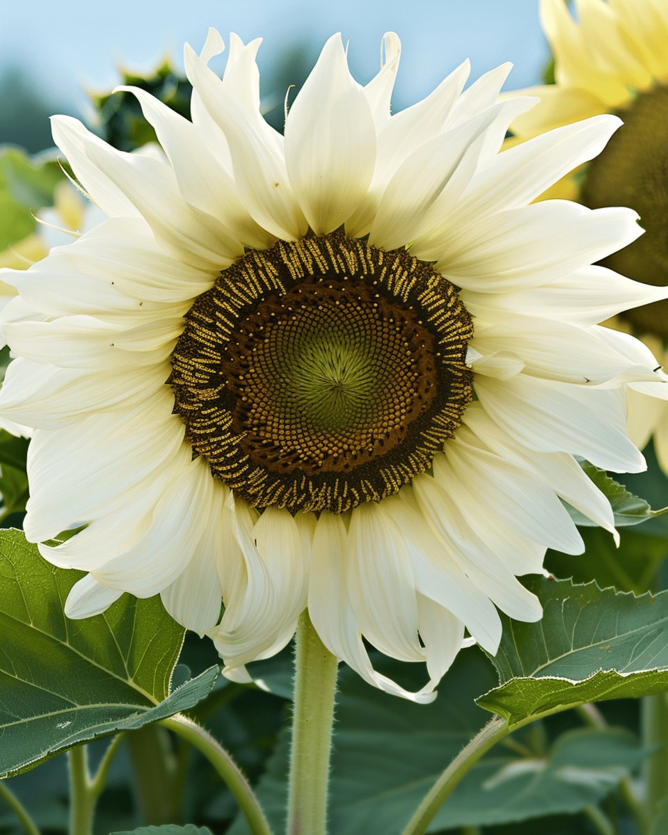 3 sets - Zonnebloem Zaden White Moon F1 Helianthus Annuus Eenjarig