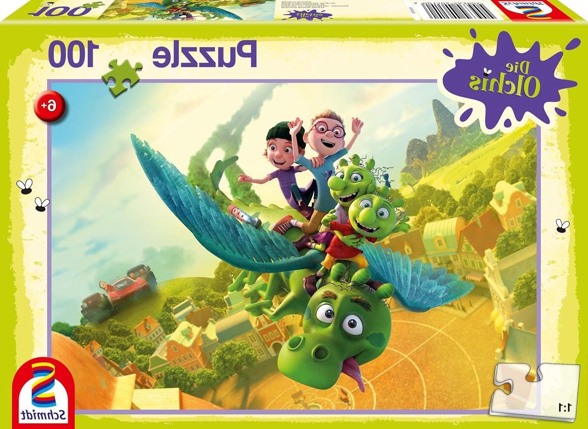 Kinderpuzzel 100 stukjes - Puzzel kind Legpuzzel - Ontspannen spelen - Kleurrijk cartoon dessin - 36.1 x 24.3 cm - Meerkleurig