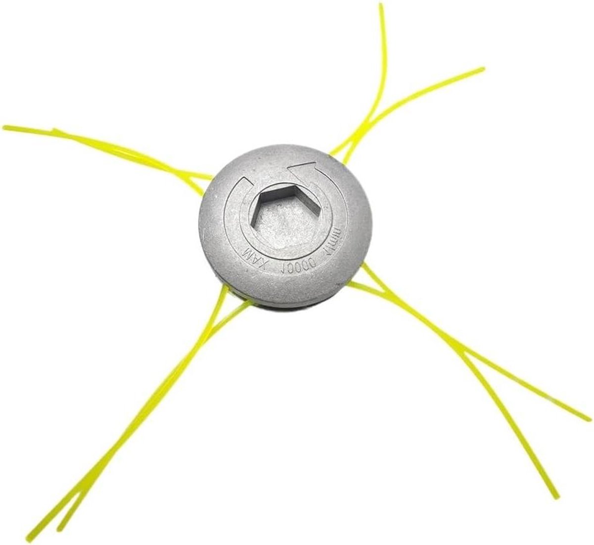 Universele Trimmerkop - Grasmaaier Accessoire - Onkruid Verwijderen - Aluminium Legering - 7.2 cm - Zilver