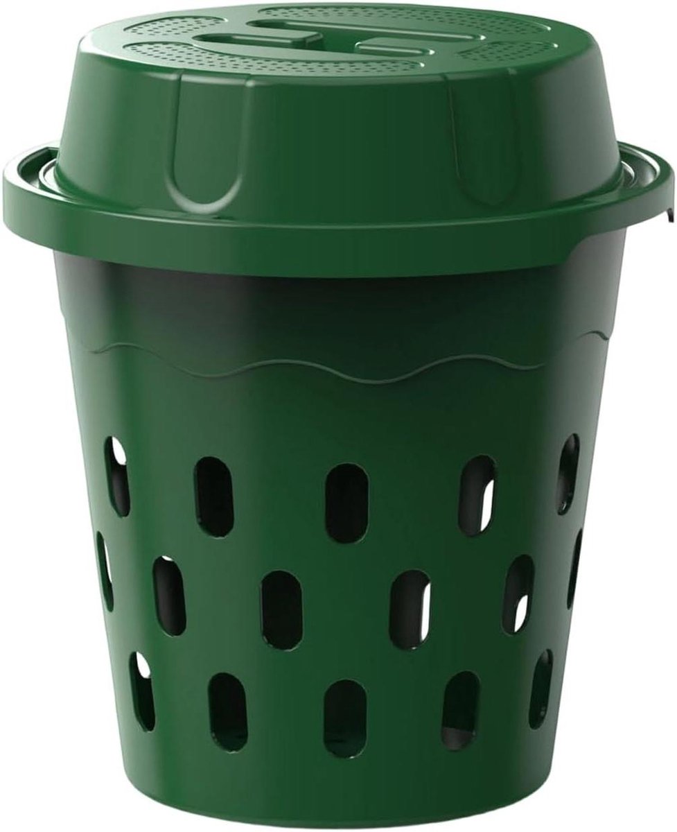 Inbouw Wormcomposter - Compostbak Wormen - Afval Verwerken - Geïntegreerde Ventilatie - 264 cm Hoog - Groen