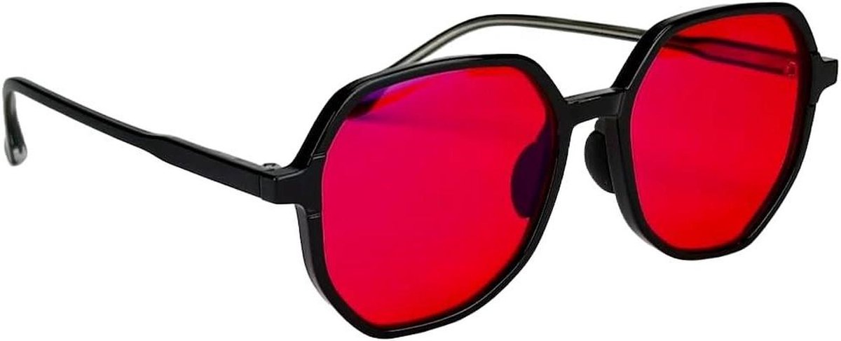 Blauw Licht Filter Bril - Computer Bril - Scherm Tijd - 100% Blauw Licht Blokkerend - One Size - Rood