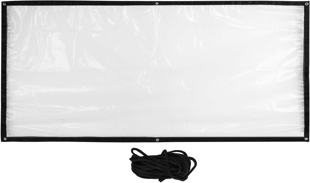 Transparant Regenzeil - Afdekzeil Waterdicht - Tuin beschermen - UV-bescherming - 1x2 meter - Transparant