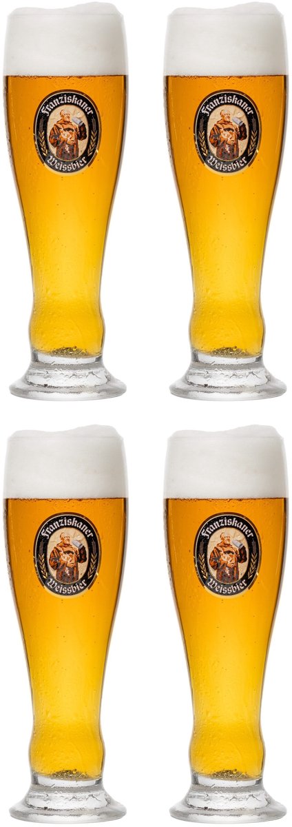 Franziskaner Bierglazen Weizen 500 ml - 4 stuks