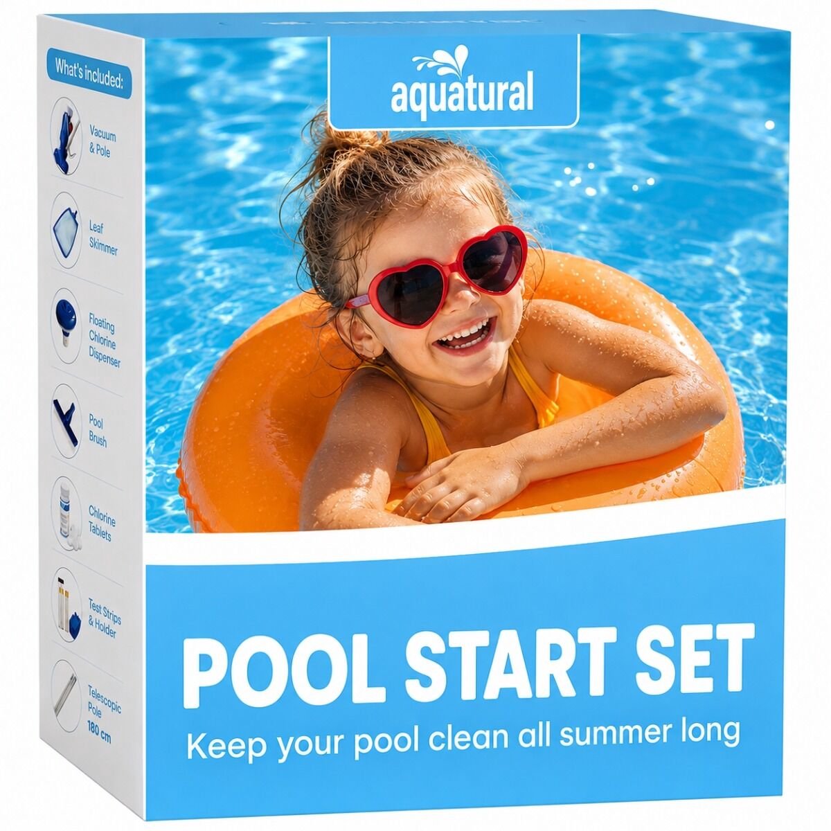 Aquatural Pool Start Set - Alles voor een schoon zwembad