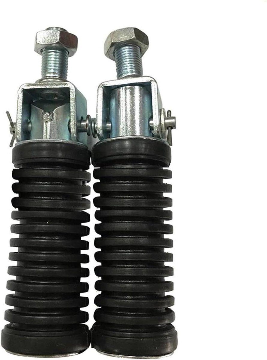 Voetsteun Pedaal - Motorfiets Steunen - Comfortabel Rijden - Verstelbare Hoogte - 10 Mm Draad - Aluminium
