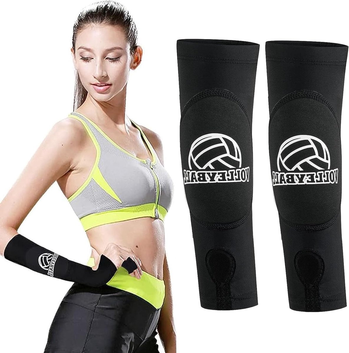 Windbescherming voor Volleybal, Onderarmbescherming, Sportbandjes voor Kinderen, Compressiekousen en Elastische Cuffs voor Optimaal Comfort en Bescherming tijdens het Spelen