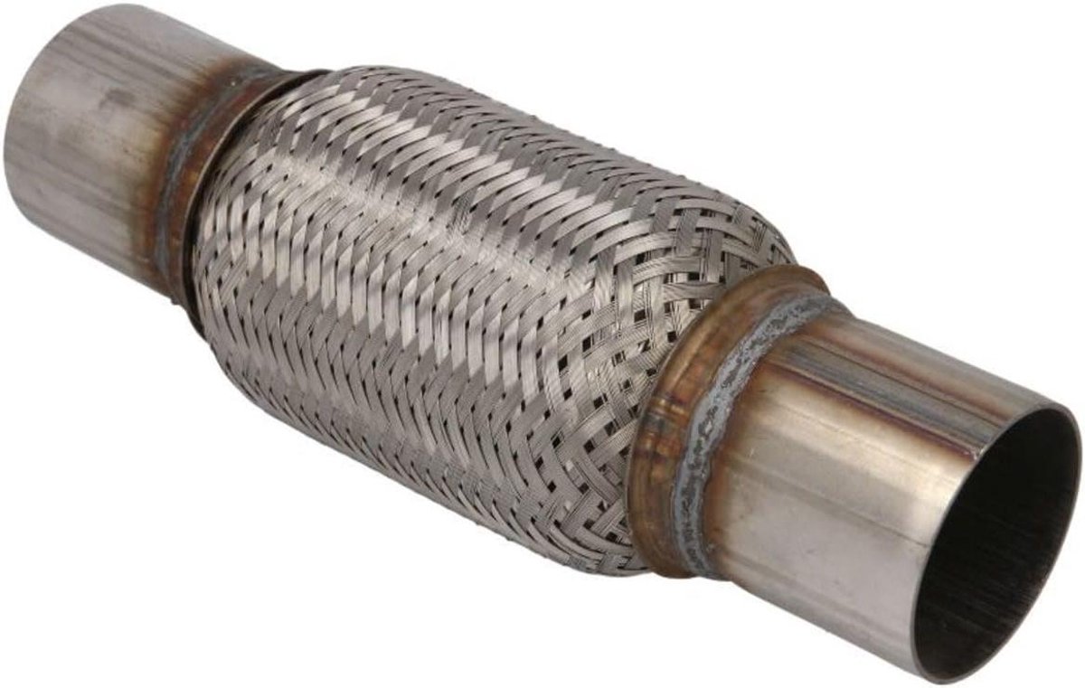 Flexibele Uitlaatpijp - Uitlaatsysteem Pijp - Auto Onderhoud - Met Aansluitbuis - 60mm Diameter - Metaal