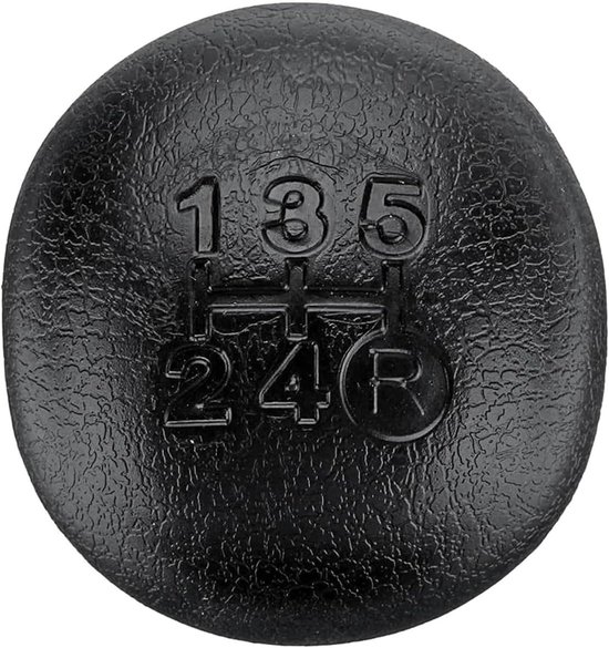 Schakelpookknop - Versnellingspook - Auto Interieur - 5 Versnellingen Gegraveerd - 80mm Hoog - Zwart — afbeelding 4