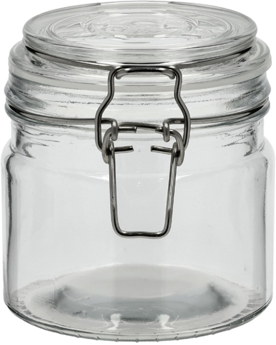 Funktion Weckpot met beugelsluiting Dia 10 x 11 cm 500 ml Helder