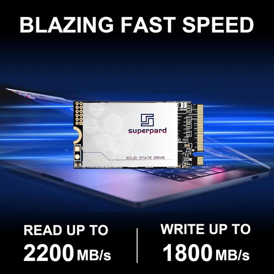 Interne SSD - Solid State Drive - Laptop Prestaties Verbeteren - NVMe PCIe Gen3.0x4 - 1 TB - M.2 2242 van Merkloos — afbeelding 5