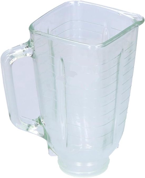 Glazen Karaf Vierkant - Mixer Kan - Dranken Serveren - Hoogwaardig Reserveonderdeel - 125 L - Transparant van Merkloos — afbeelding 2