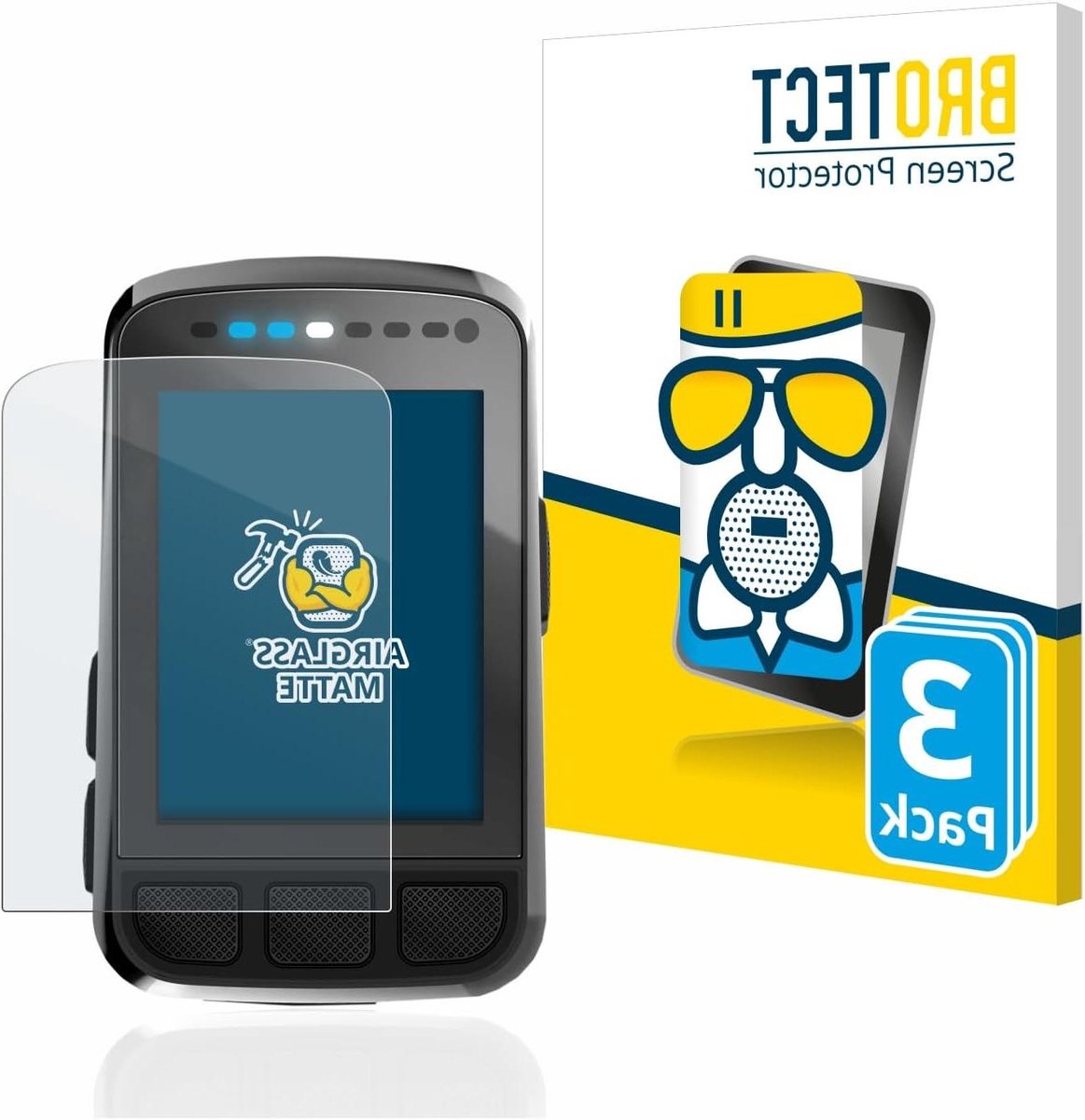 Screen Protector Mat - Schermfolie Glas - GPS Beschermen - Anti-Reflectie Mat - 3 Stuks - Mat