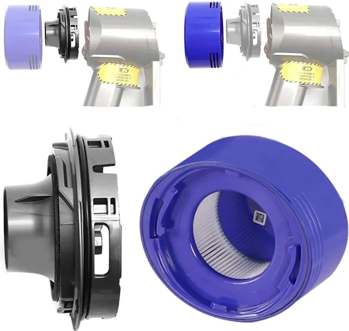 HEPA-nafilteraccessoire Geschikt voor V7- en V8-stofzuigers.