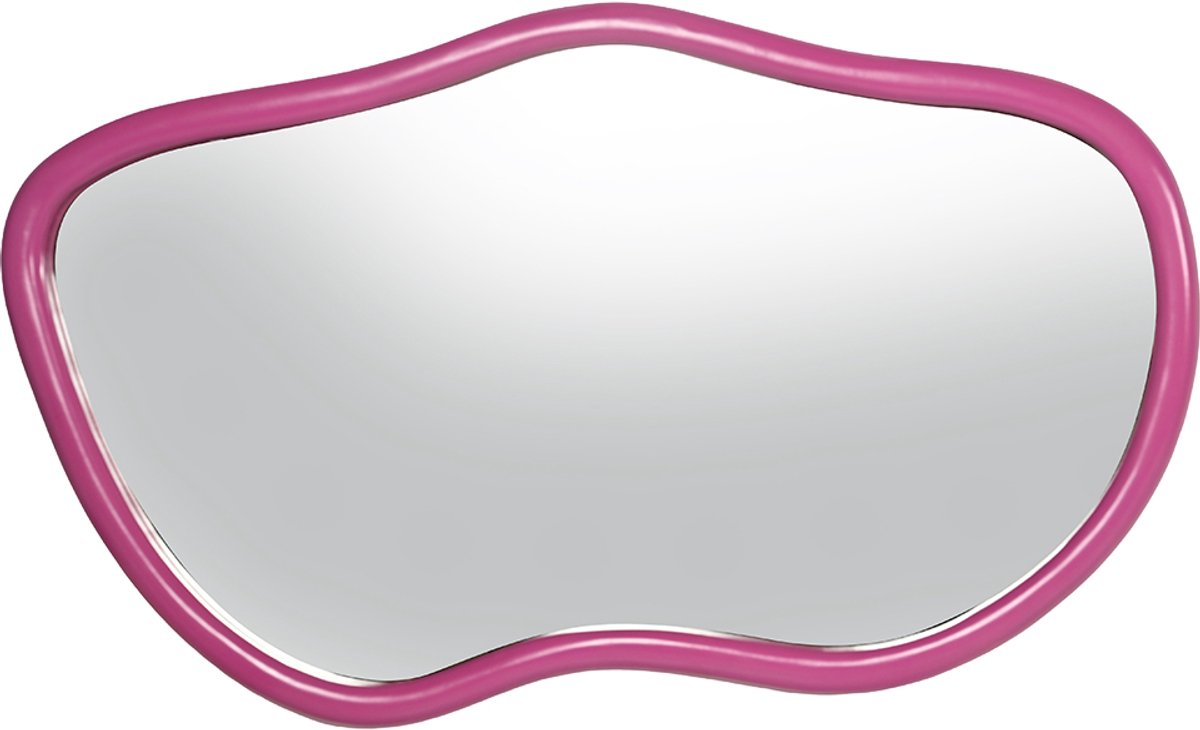by Mooss - Spiegel - Pink - Pink - 110x65cm - Organisch - Vrolijk - Trendy - Hip - Uniek