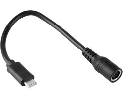 USB-C Adapter voor Jackery Explorer en SolarSaga - 240V, 300W, 2.5A Max Oplossing voor Zonne-energie