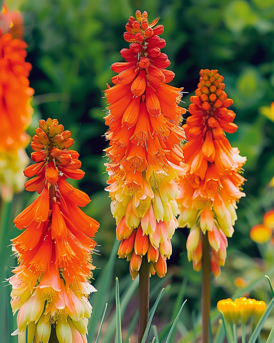 5 sets - Vuurpijl Zaden Kniphofia Uvaria Meerjarig Royal Castle Hybrids