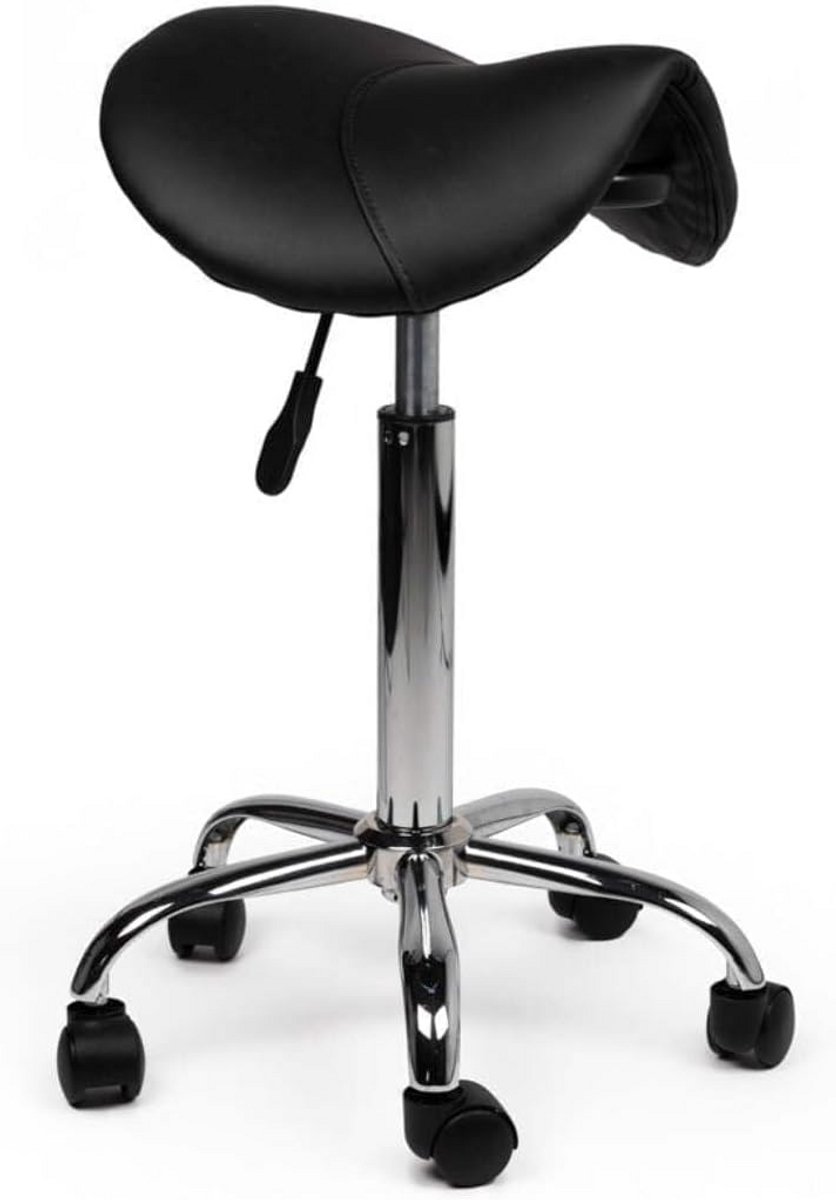 Zadelkruk op Wielen - Kapperskruk Ergonomisch - Tabouret - werk meubel