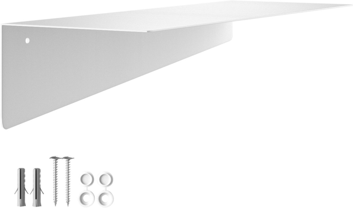 Wandplank HOVER-VII 350x130x80mm wit