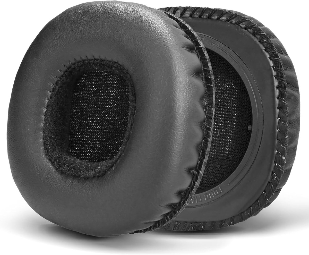 Vervangende Oorkussens van Hoogwaardige Geheugenfoam voor Headsets - Comfortabel en Duurzaam in Zwart