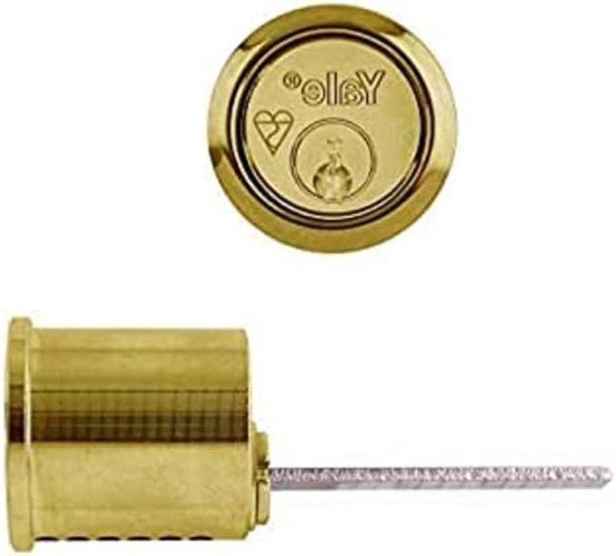 Vervangende slotcilinder - Deur cilinder - Deur beveiligen - Hoge veiligheidsklasse - 38-57 mm deuren - Gepolijst messing