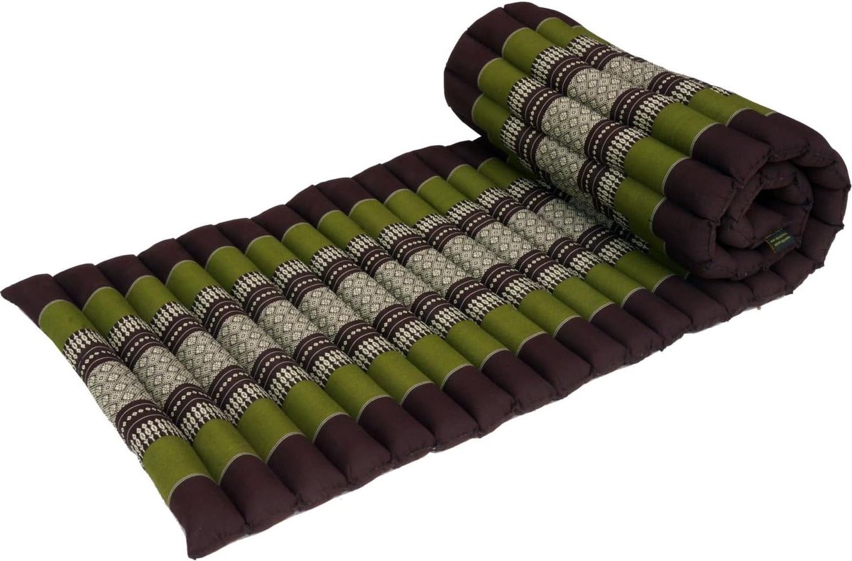 Rolbare Thaise mat - Ligmat Kapok - Ontspanning Thuis - Natuurlijke Kapokvulling - 4x55x180 cm - Niet gespecificeerd