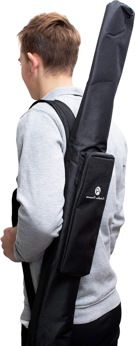 Didgeridoobag - Instrumententas - Muziek Transport - Gewatteerde Bescherming - 160cm - Zwart