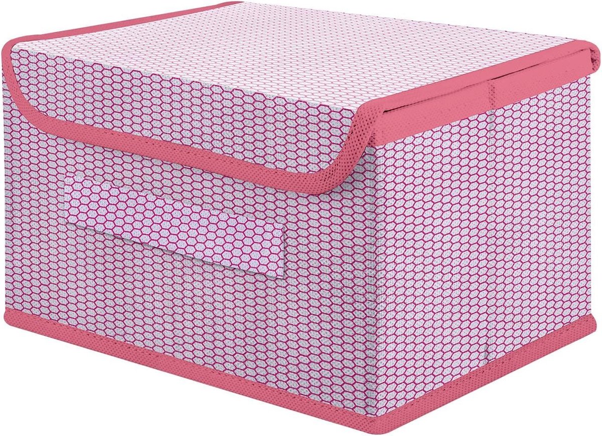 Lade Opbergdoos - Kleding Organizer - Garderobe Ordenen - Opvouwbaar Ontwerp - 40 cm - Roze