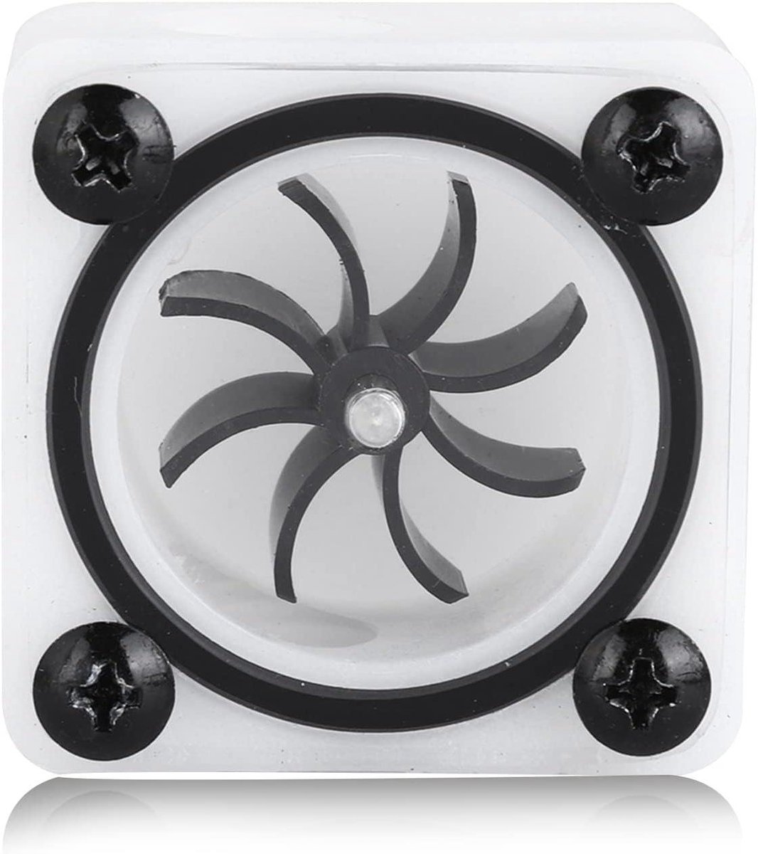 Waterkoeling Debietmeter - Waaier Meter - PC Koeling Monitoren - Duurzaam Acryl Materiaal - G1/4 Draad - Transparant