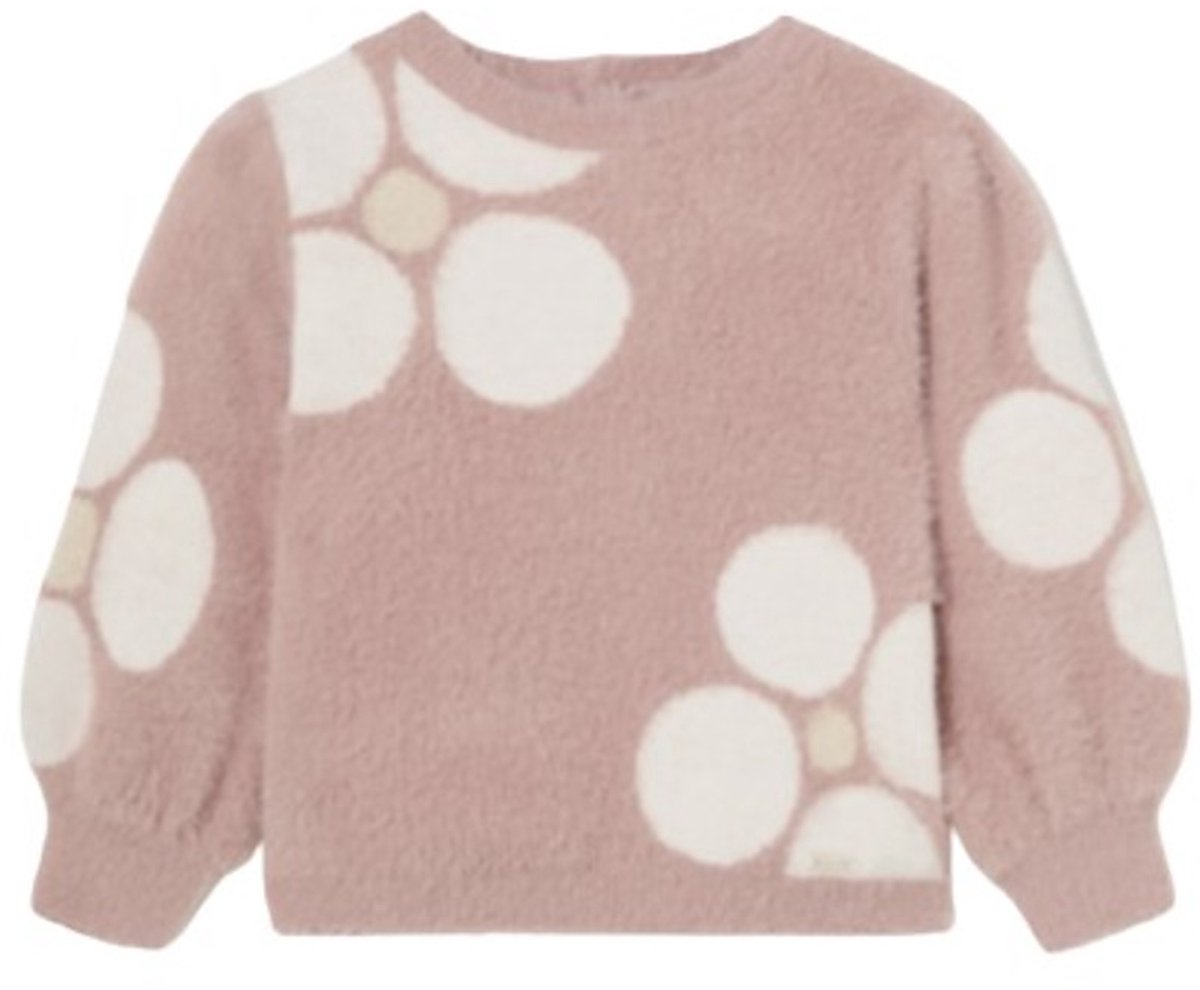 Mayoral fluffy trui met bloemen