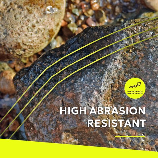 Gevlochten Vislijn - Steunlijn Vliegvissen - Vissen Vangsten - 8 Strengen Holle Dacron - 20LB 100m - Wit Zwart — afbeelding 3