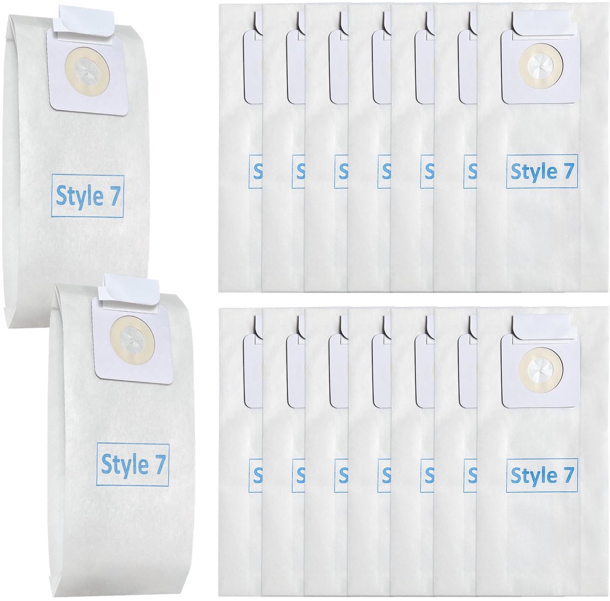 OUTARO 16 stuks stofzuigerzakken stijl 7 geschikt voor Bissell PowerForce kolomstofzuigers | geschikt voor 3522/3545/3550/3554