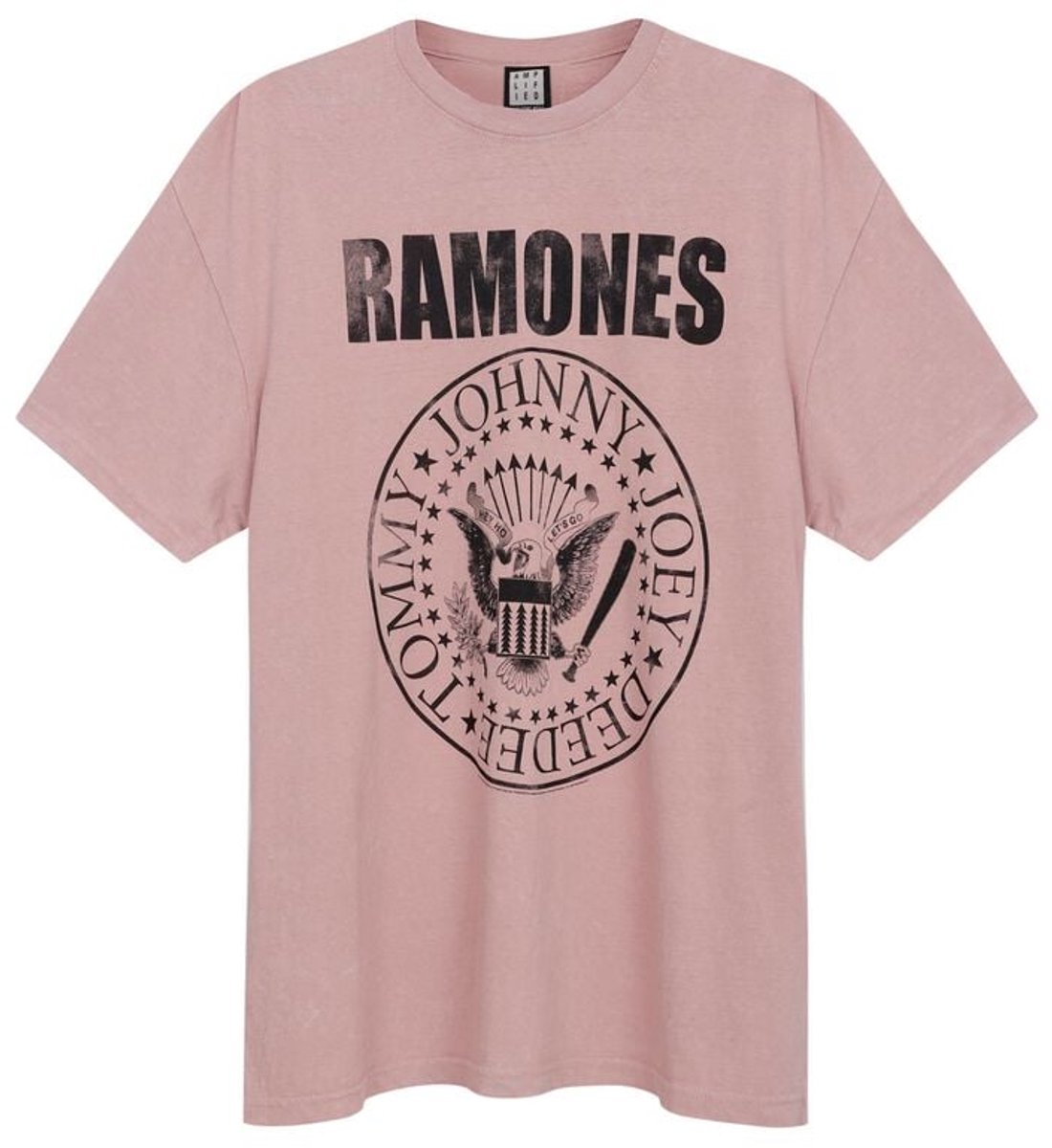 Ramones Amplified Collection - Vintage Crest Heren T-shirt - roze - S