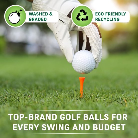 Voordelige Gebruikte Golfballen 4A/Near Mint (50 Stuks) - Wit van Merkloos — afbeelding 2