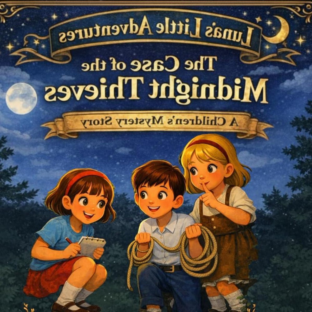 Kinderboek Mysterie - Avonturenverhaal Kinderen - Voorlezen - Illustraties - 27 pagina's - Niet gespecificeerd
