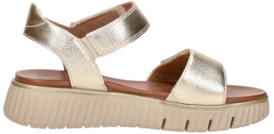 Tamaris Comfort Sandalen goud Leer - Maat 39
