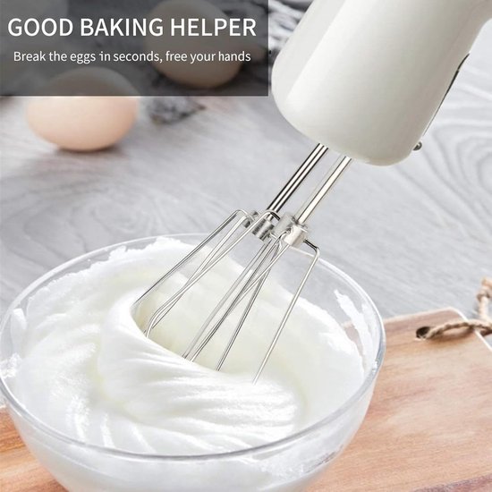 4KHM5DHWH5 4KHM3WH5 Handmixer-opzetstukken voor handmixer, 2 stuks garde, roestvrijstalen handmixer en opzetstuk voor staafmixer, 2 stuks van Merkloos — afbeelding 2