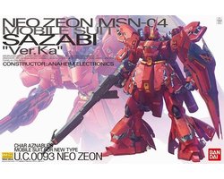 foto van Bandai Namco Gundam MSN-04 Sazabi Ver.Ka MG 1/100 - Modelbouw zonder lijm