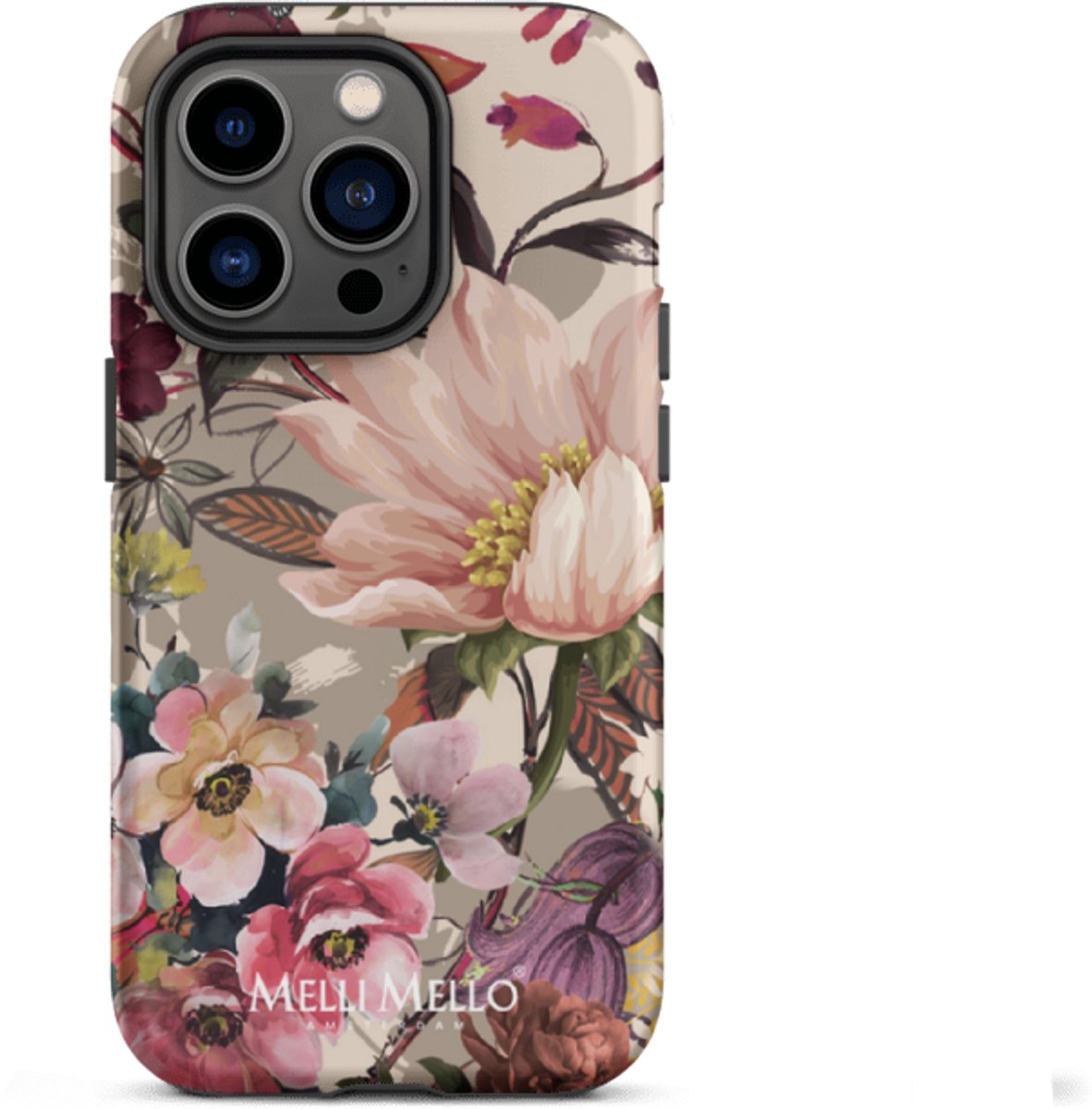 Melli Mello Telefoonhoesje Vintage Palm (Tough Case) - Apple iPhone 14 Pro