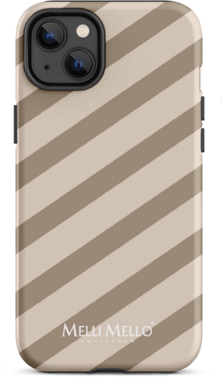 Melli Mello Telefoonhoesje Sand Stripe (Tough Case) - Apple iPhone 14 Plus